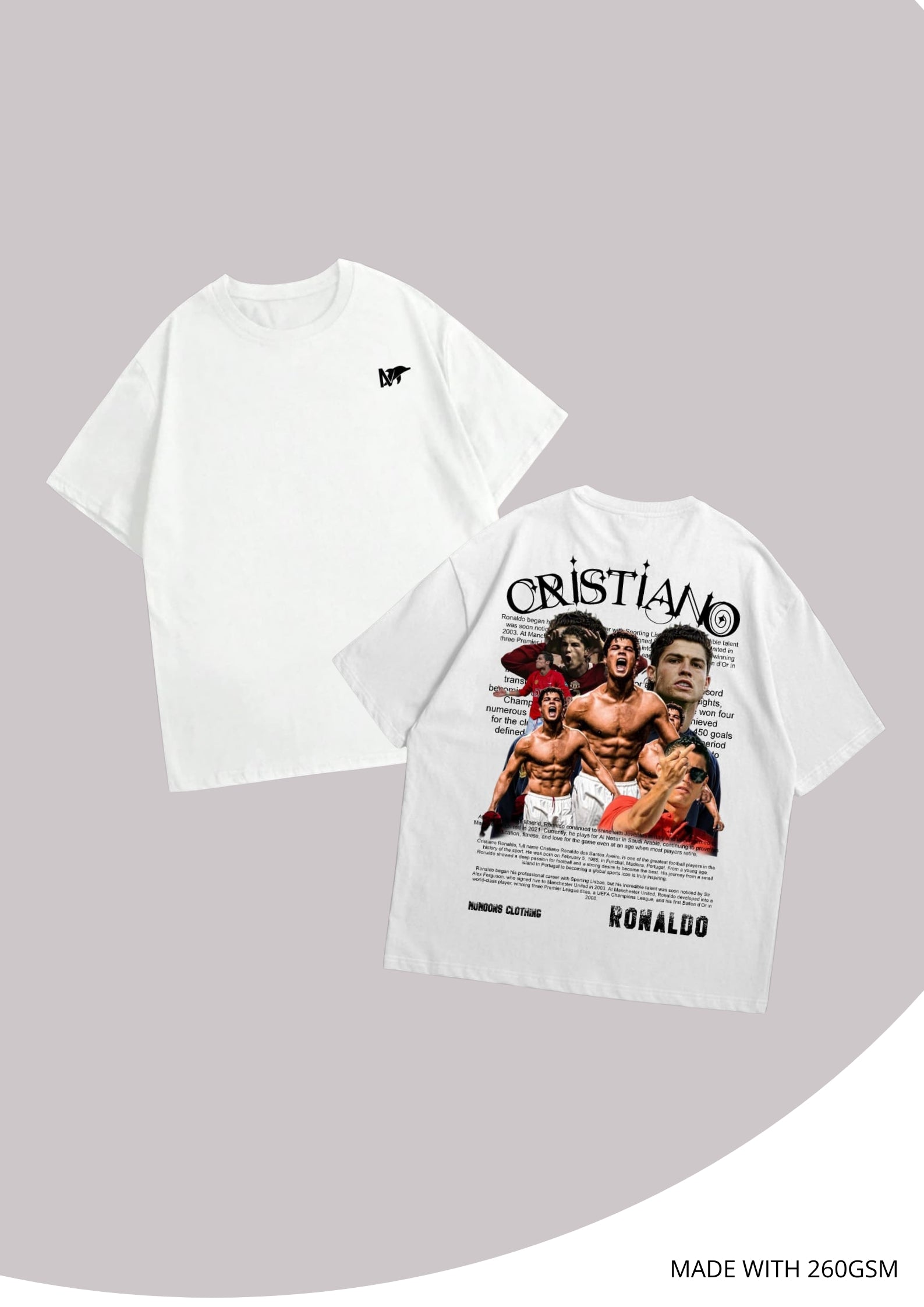 The Legend Returns – Ronaldo Legacy 260GSM Tee