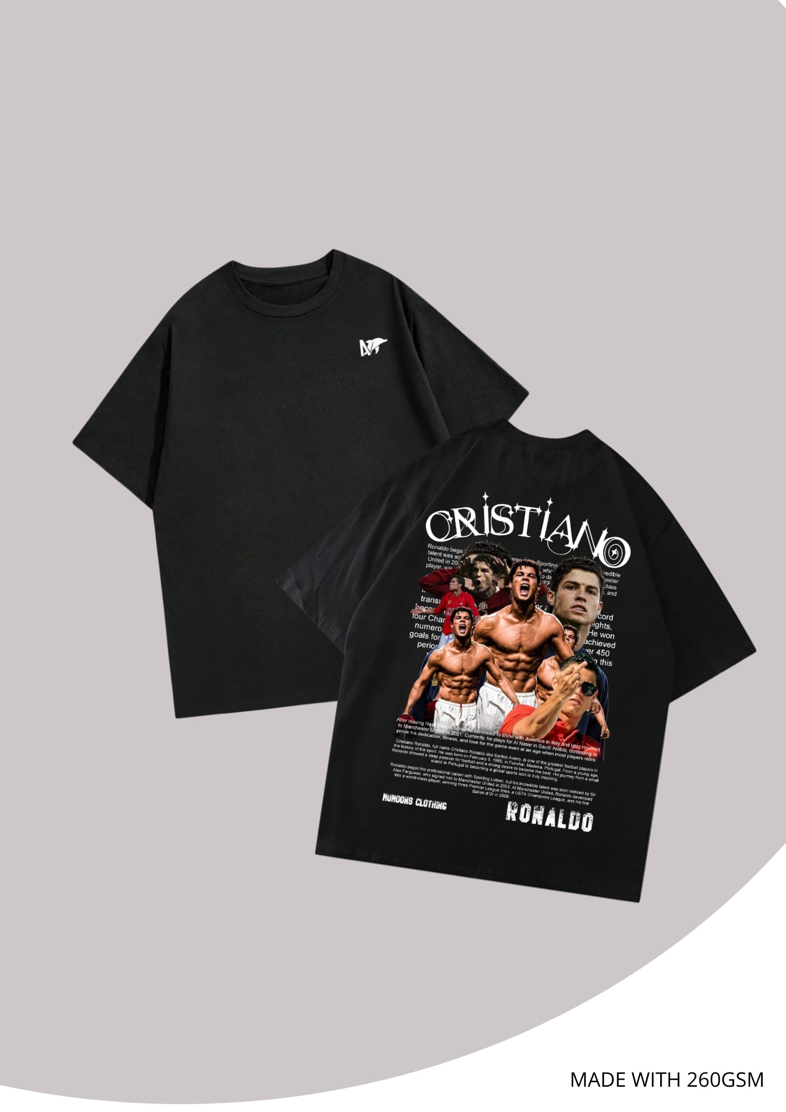 The Legend Returns – Ronaldo Legacy 260GSM Tee
