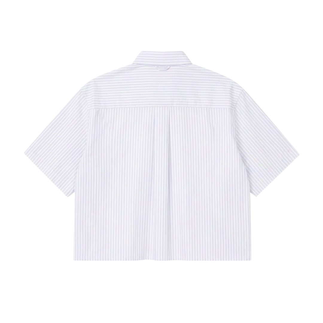 BLUE STRIPED MUMOONS ORIGNAL PRINT