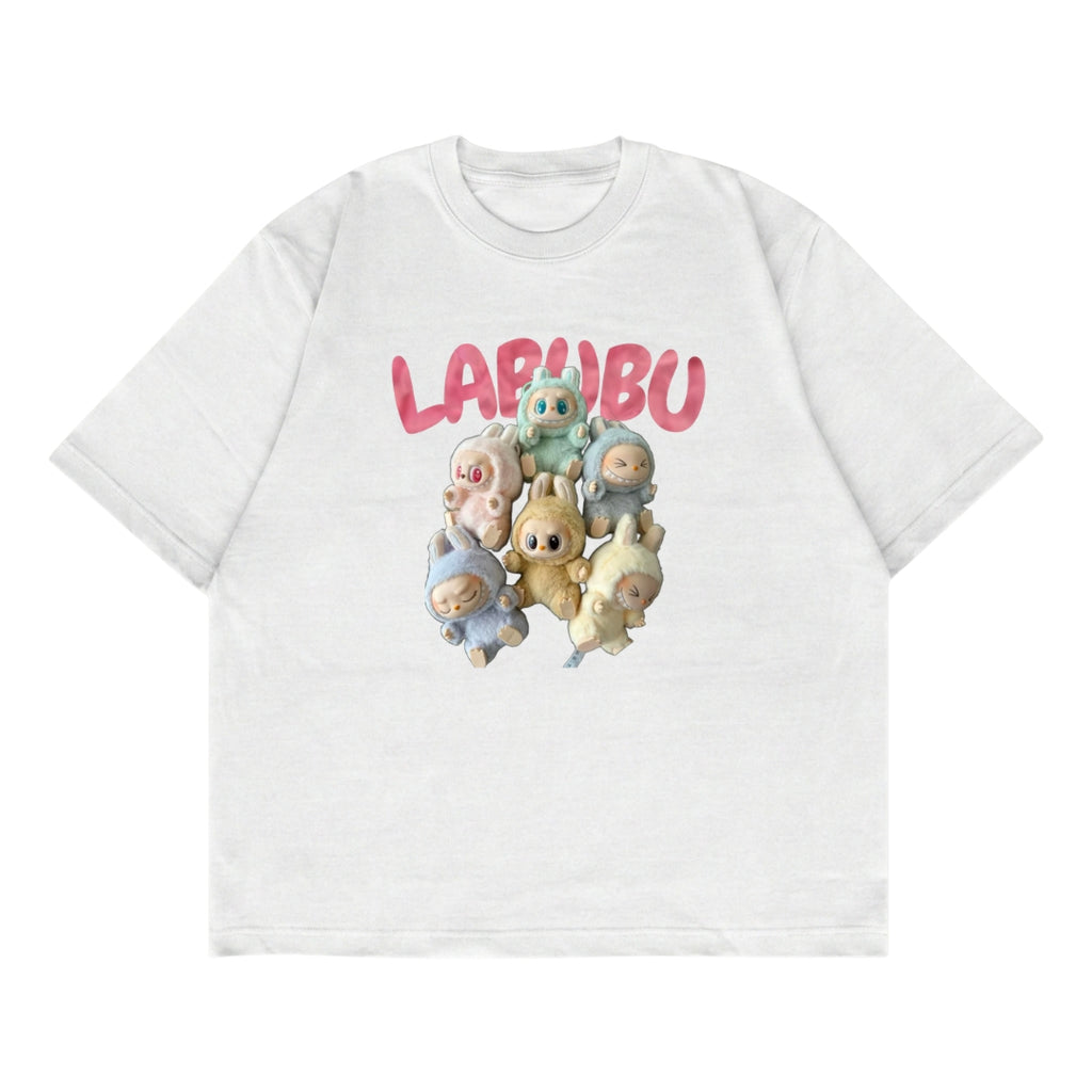 Labubu Unisex Oversized WHITE