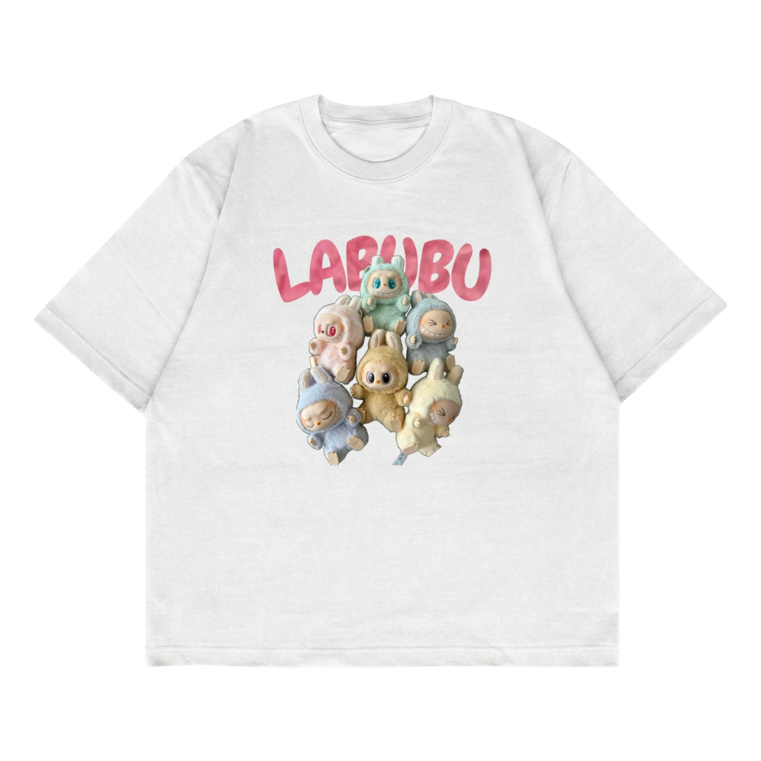 Labubu Unisex Oversized WHITE