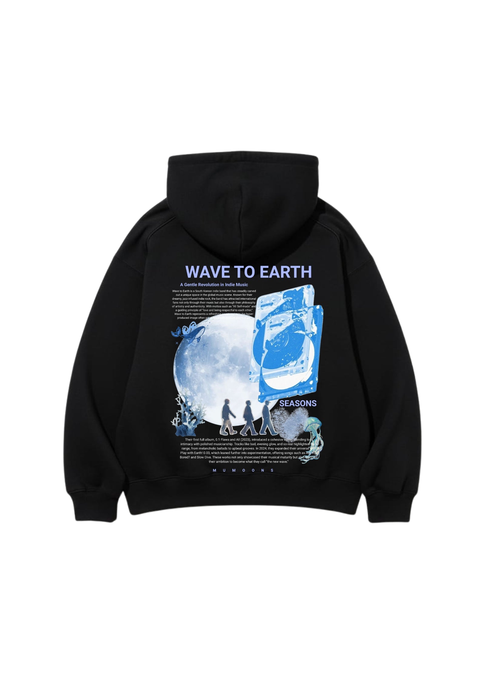 Wave to Earth – Oversized Unisex Hoodie