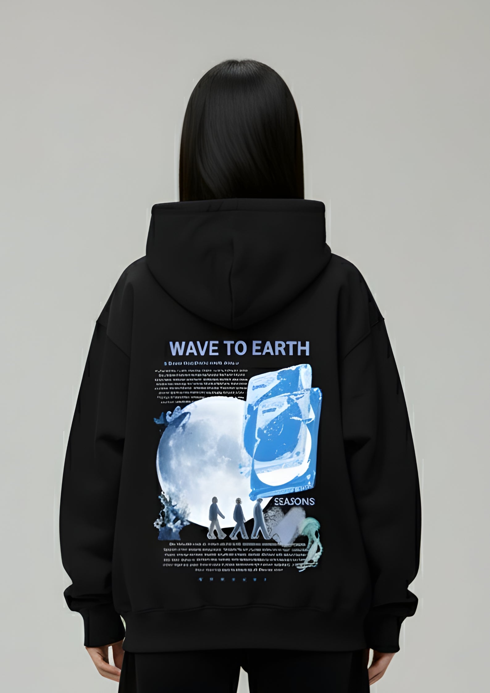 Wave to Earth – Oversized Unisex Hoodie