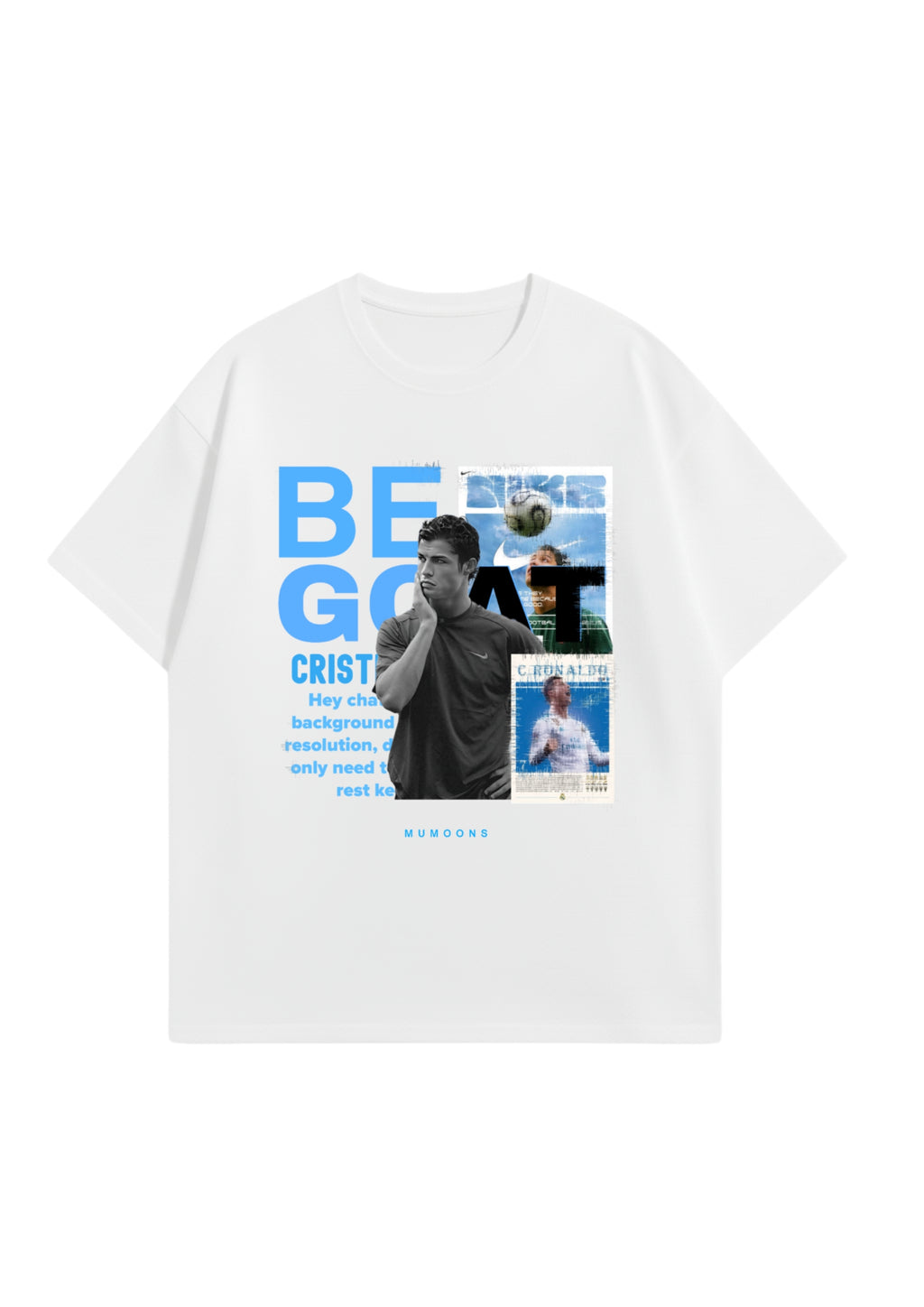 CR7 RONALDO UNISEX OVERSIZED T-SHIRT – PREMIUM 260 GSM
