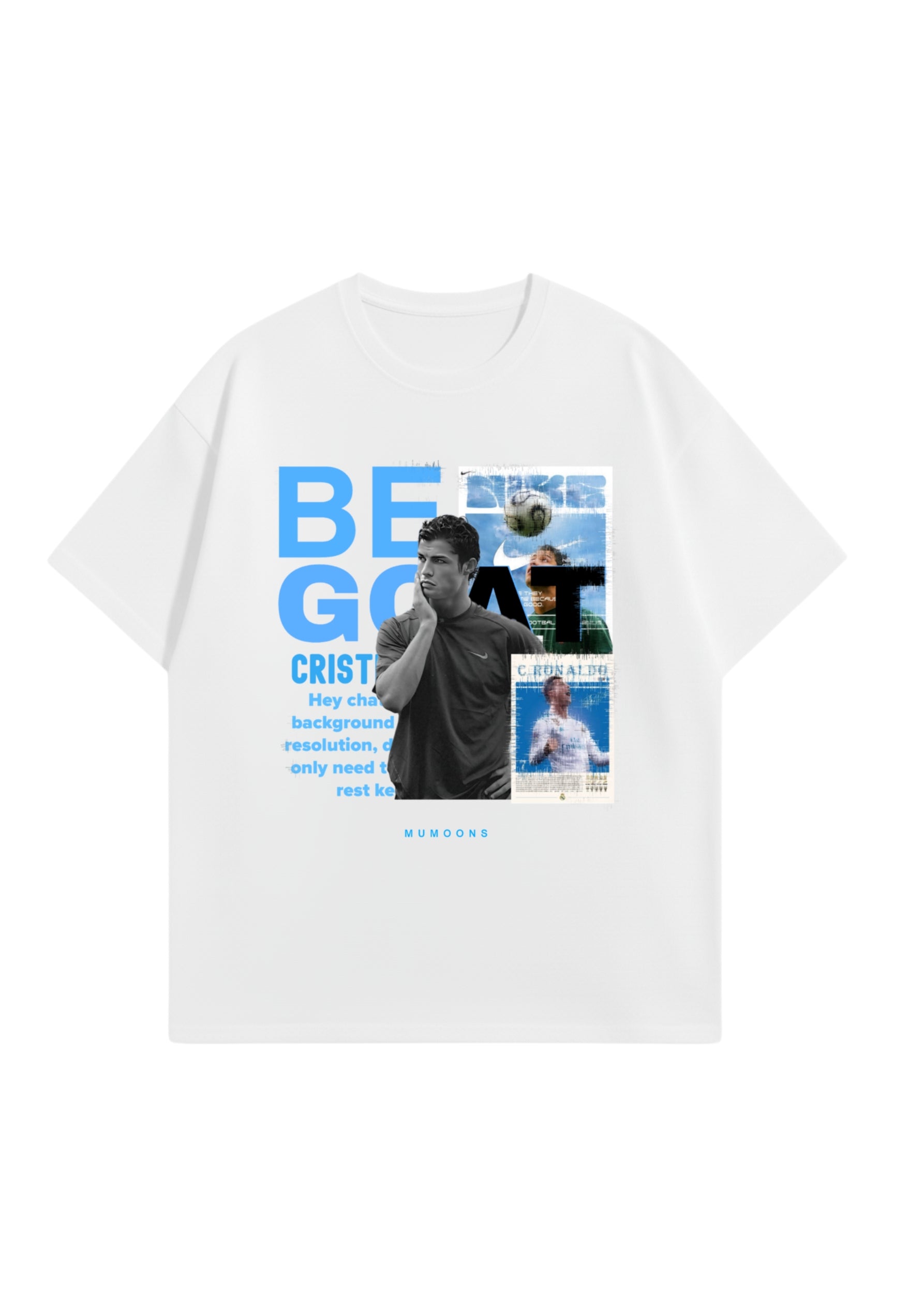 CR7 RONALDO UNISEX OVERSIZED T-SHIRT – PREMIUM 260 GSM