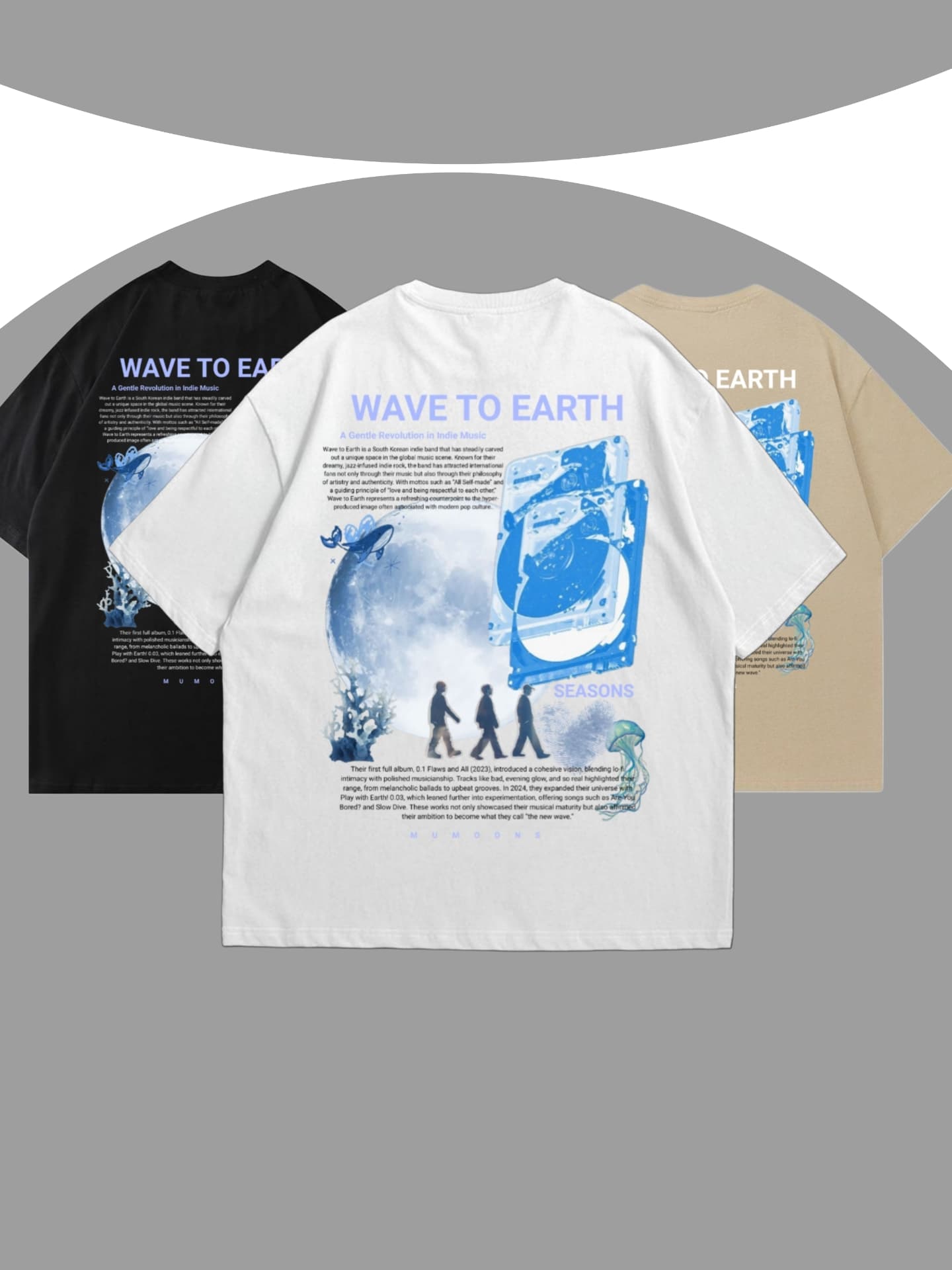 Wave to Earth Premium 280GSM Oversized Tee