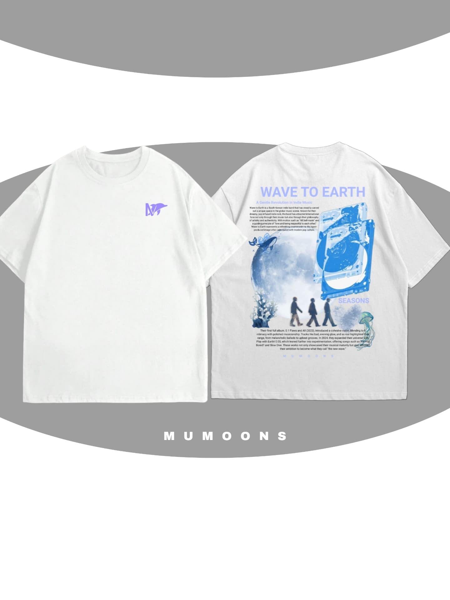 Wave to Earth Premium 280GSM Oversized Tee