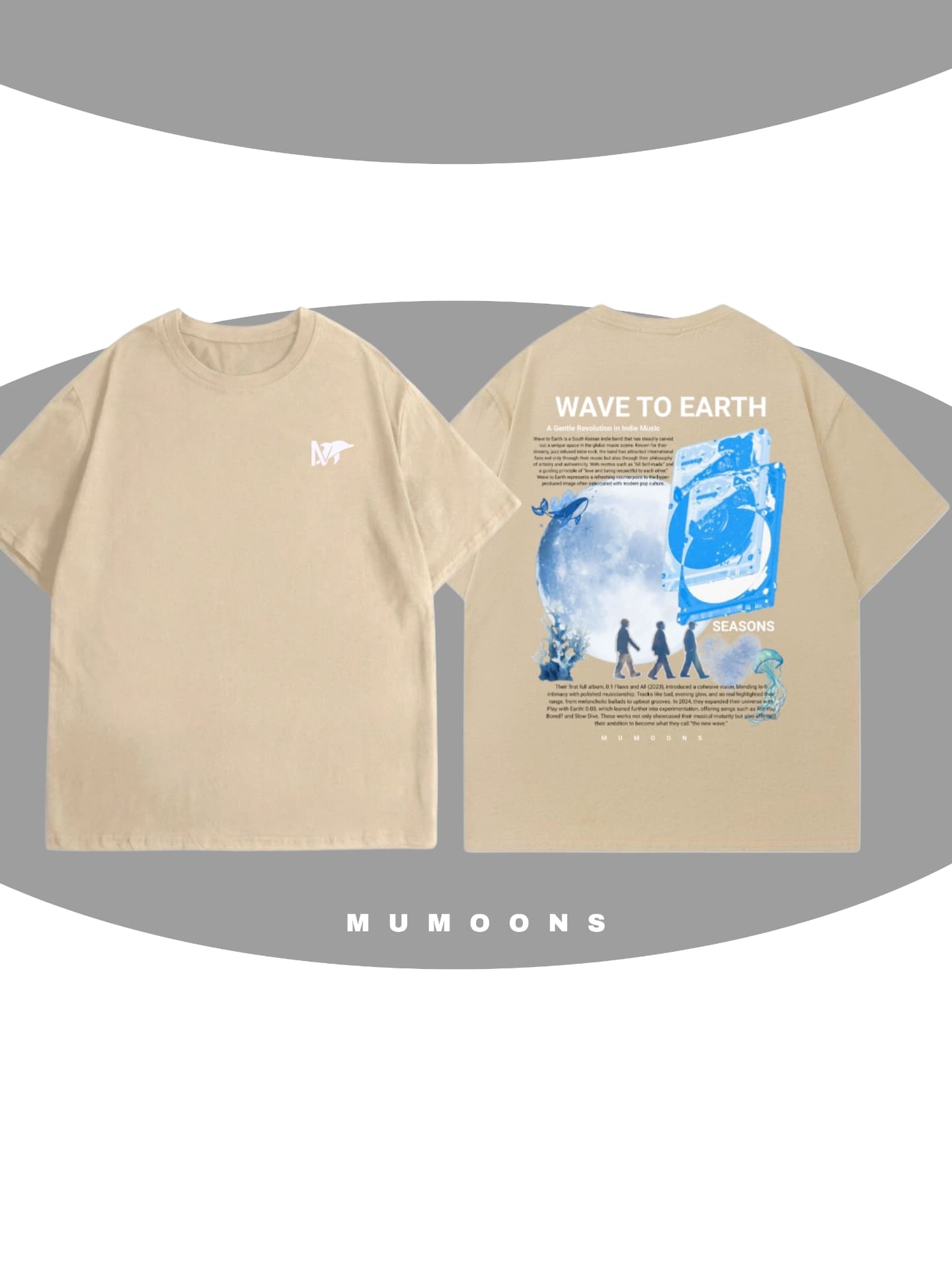 Wave to Earth Premium 280GSM Oversized Tee
