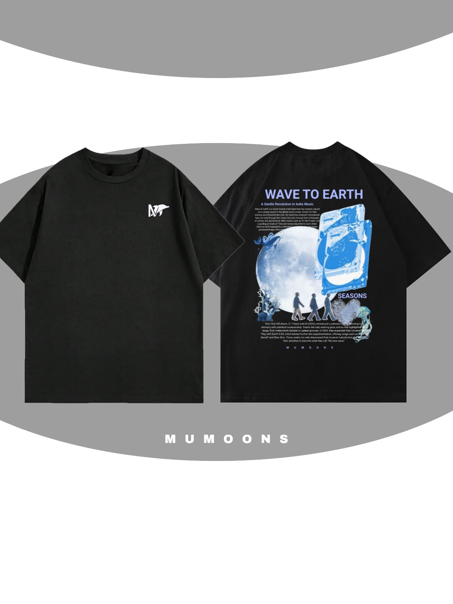 Wave to Earth Premium 280GSM Oversized Tee