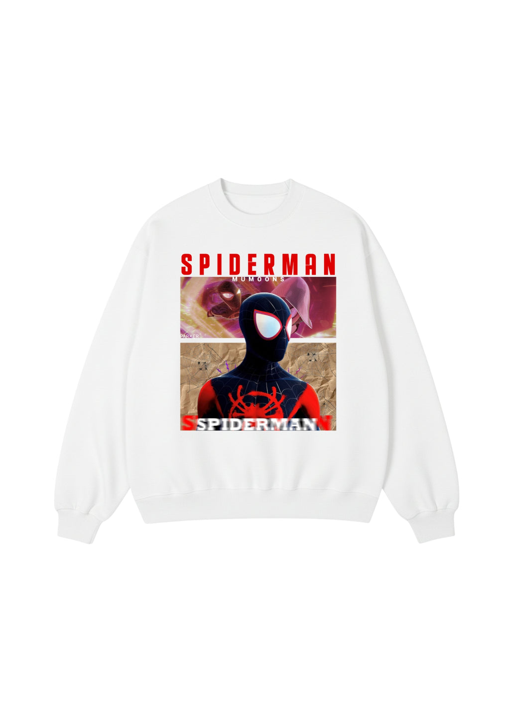 Spiderman Unisex Oversized Sweatshirt – 400 GSM Premium Edition